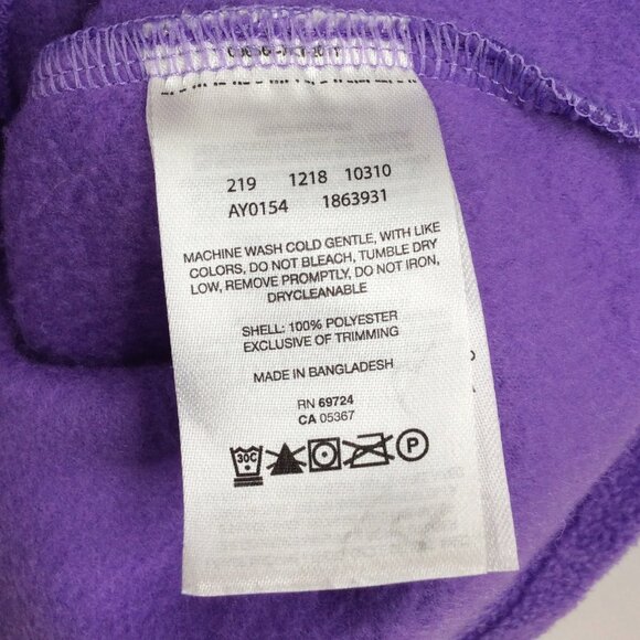 Columbia Benton Springs 1/4 Snap Fleece Pullover Sweatshirt Girls Size XL 18/20 - Picture 8 of 8